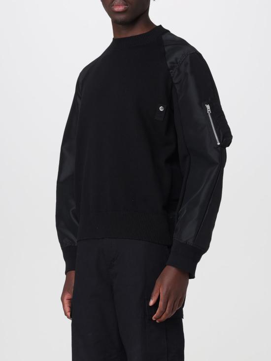 26SS 사카이 스웨터 2603941M 001 Black - SACAI