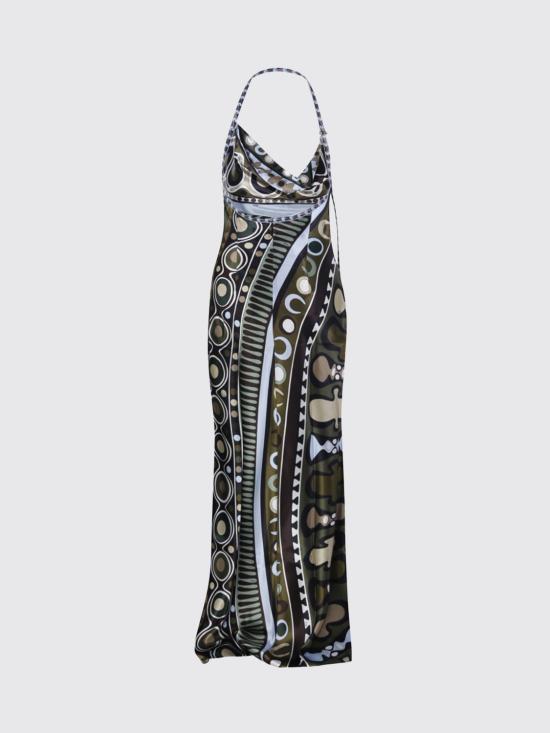 26SS 푸찌 롱 원피스 6HRI106H888 064 Kaki - PUCCI