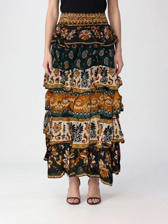 26SS 팜 리오 롱 스커트 351136 26009 Green