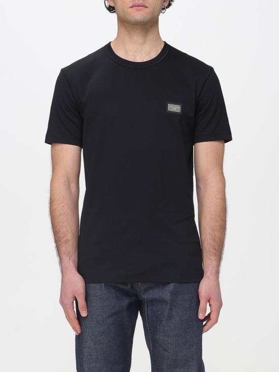 26SS 돌체앤가바나 반팔 티셔츠 G8PT1TG7F2 N0000 Black