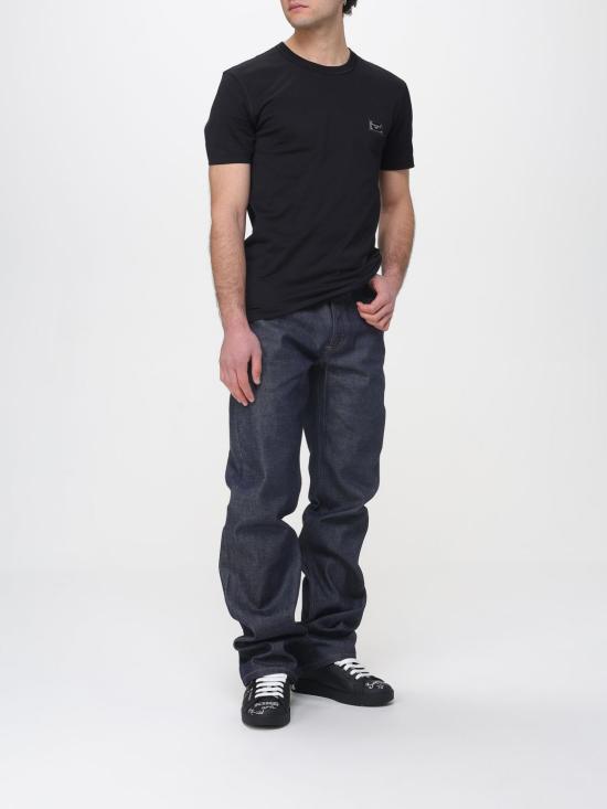 26SS 돌체앤가바나 반팔 티셔츠 G8PT1TG7F2 N0000 Black - DOLCE & GABBANA