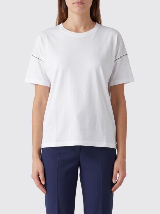 26SS 로베르토 콜리나 반팔 티셔츠 261FXA08021 OTTICO White