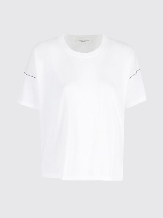 26SS 로베르토 콜리나 반팔 티셔츠 261FXA08021 OTTICO White - ROBERTO COLLINA