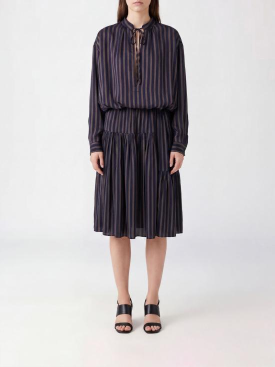 26SS 드리스 반 노튼 미디 원피스 0110503276 509 Blue