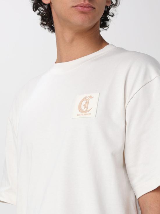 26SS 저스트까발리 반팔 티셔츠 80OAHT05CJ518 004 White - JUST CAVALLI