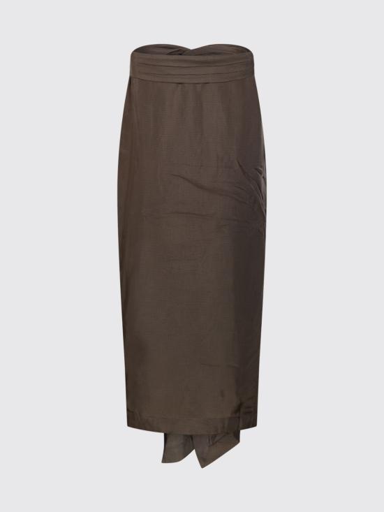 26SS 로에 롱 스커트 41932118 249 Brown - ROHE