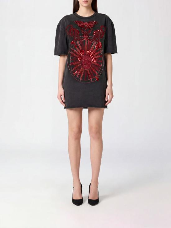 26SS 필립 플레인 숏 원피스 SAFCWTG0679PTE004N 02 Black