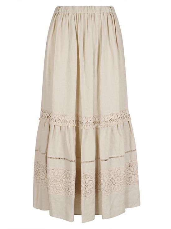 26SS 막스마라 롱 스커트 2615101023600 006 Neutrals