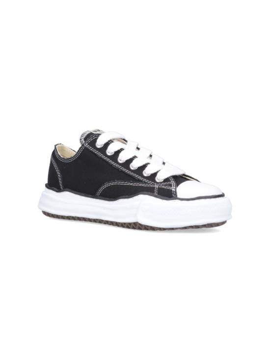 26SS 메종 미하라 야스히로 피터슨 OG 솔 캔버스 로우 A01FW702BLACK - MAISON MIHARA YASUHIRO
