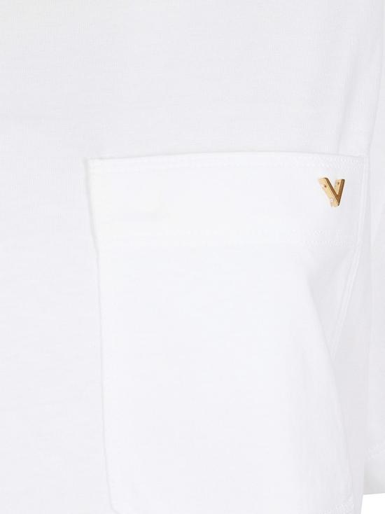 26SS 발렌티노 가라바니 반팔 티셔츠 8V0MG10VBGR 0BO White - VALENTINO GARAVANI