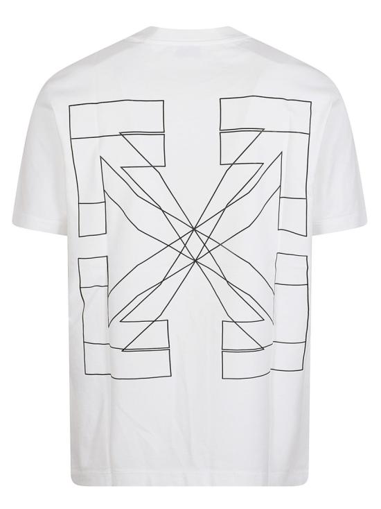 26SS 오프화이트 반팔 티셔츠 44MAA027S26J003100 White - OFF WHITE
