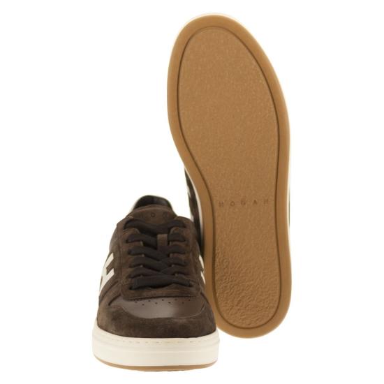 26SS 호간 스니커즈 HXM6680FZ00UHC0CAJ Brown - HOGAN