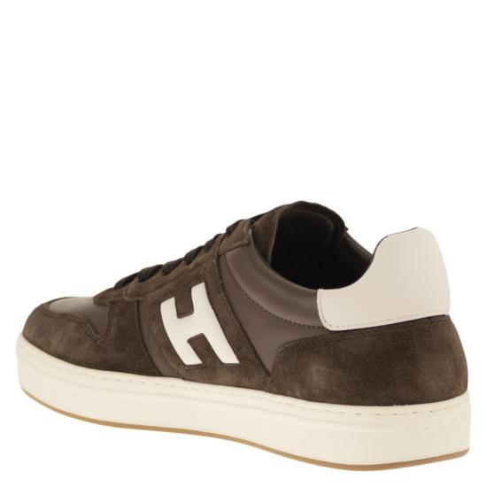 26SS 호간 스니커즈 HXM6680FZ00UHC0CAJ Brown - HOGAN