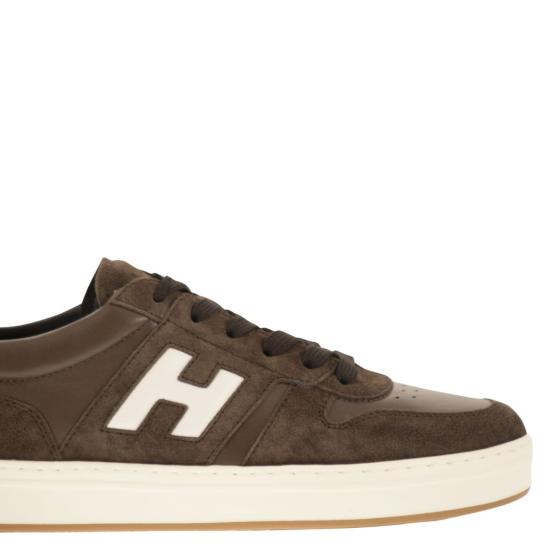 26SS 호간 스니커즈 HXM6680FZ00UHC0CAJ Brown - HOGAN