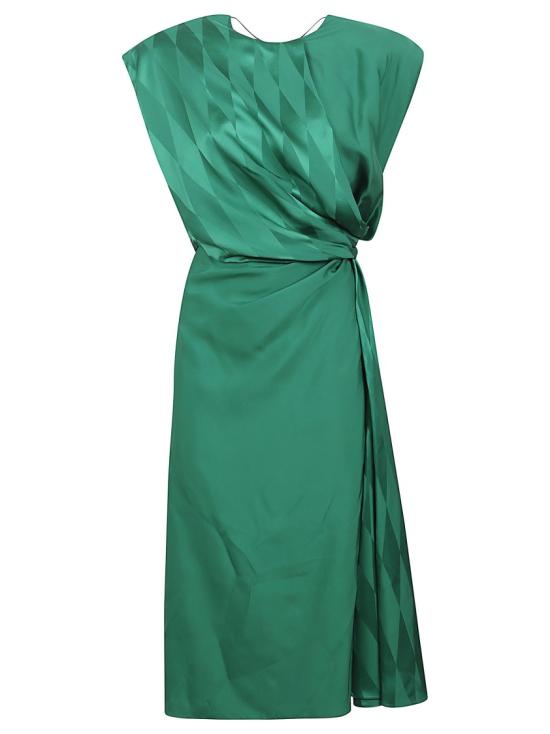 26SS 베르사체 미디 원피스 10251301A182341GC50 Green