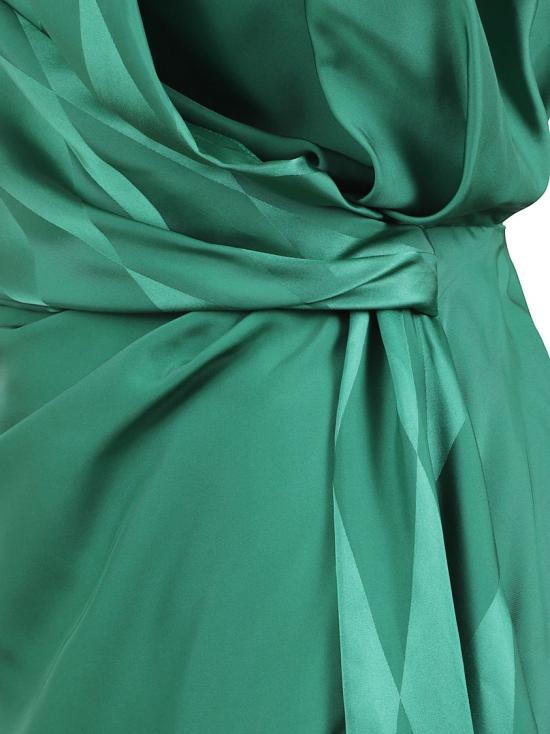 26SS 베르사체 미디 원피스 10251301A182341GC50 Green - VERSACE