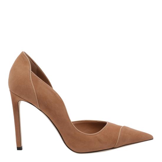 26FW 지미추 힐/펌프스 BRIGITTE 100 NQRTOFFEE CHAI Brown
