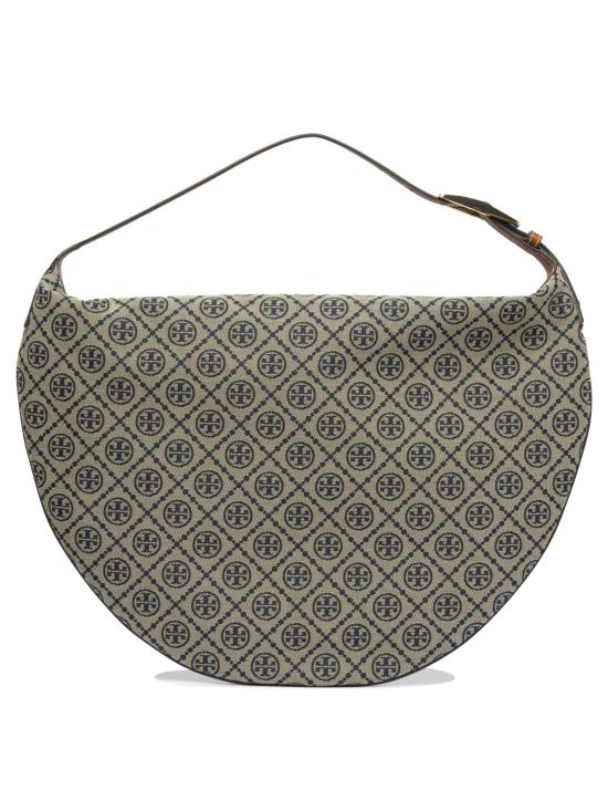 26FW 토리버치 T 모노그램 벌룬 백 177028405 Beige - TORY BURCH