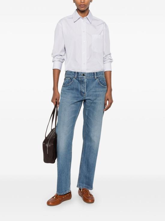 26SS 더로우 Gavina 셔츠 10477 W4591WBS WHITE - THE ROW