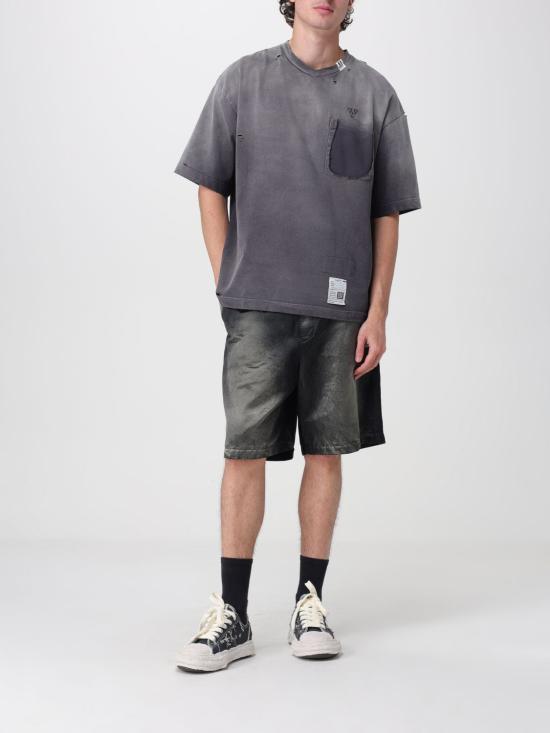 26SS 메종 미하라 야스히로 데님 숏팬츠 J16PT142 BLACK Black - MAISON MIHARA YASUHIRO