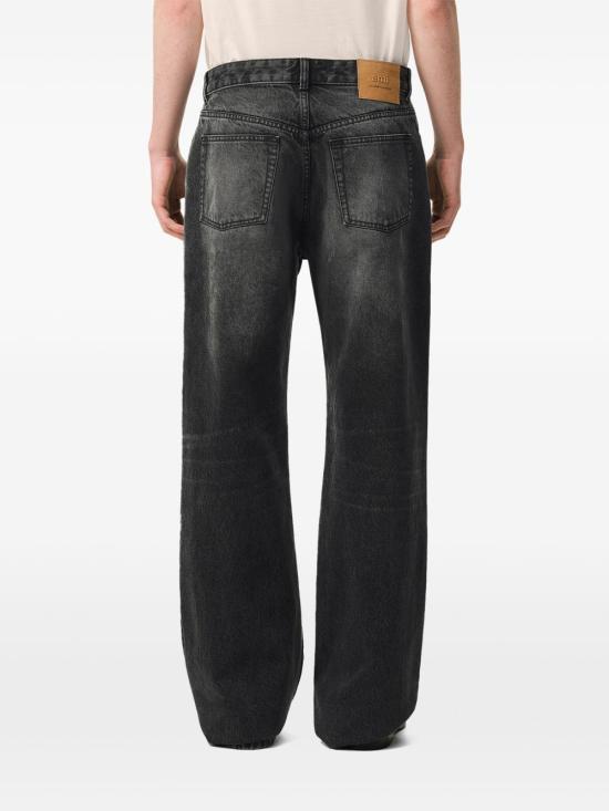 26SS 아미 코튼 라지 핏 진 HTR450 DE0124 031 USED BLACK DOM - AMI