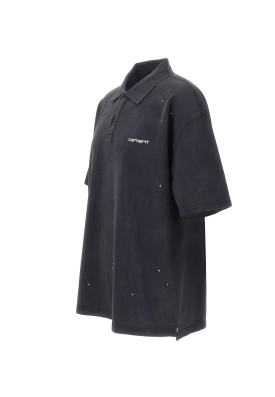 26FW 칼하트 WIP 폴로 티셔츠 I036856 89 EJ Black - CARHARTT WIP