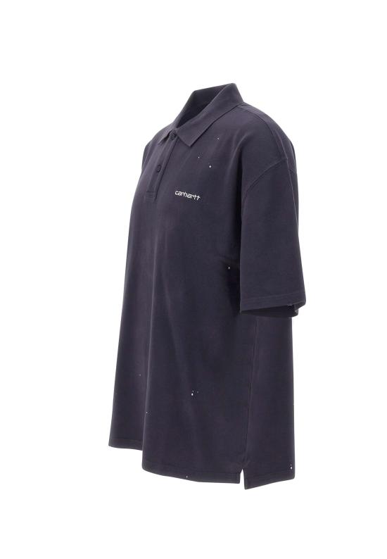 26FW 칼하트 WIP 폴로 티셔츠 I036856 1C EJ Dark navy - CARHARTT WIP