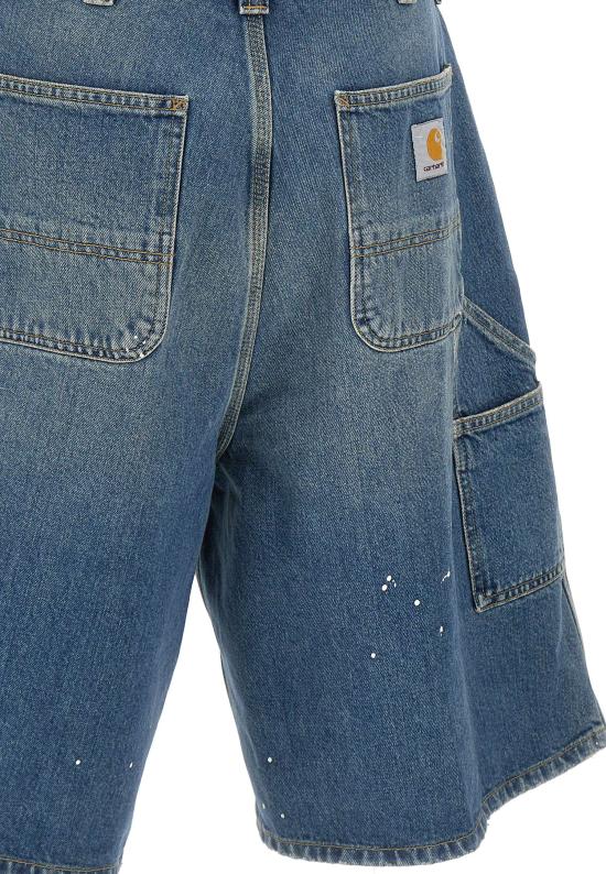 26FW 칼하트 WIP 데님 숏팬츠 I037020 01 EJ Blue - CARHARTT WIP