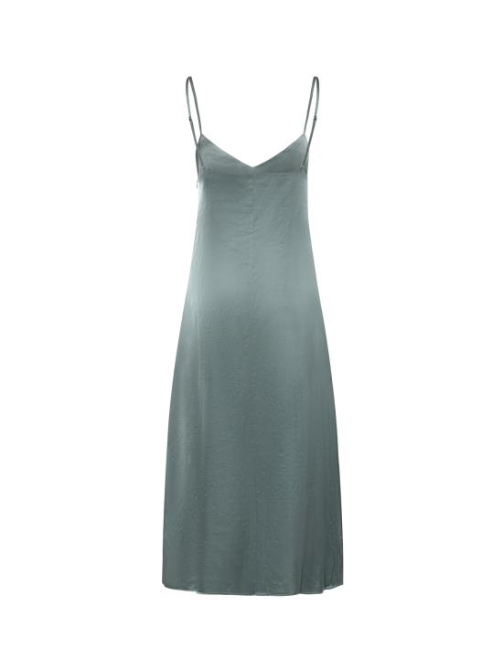 26SS 아크네 스튜디오 사틴 드레스 A20926 ABC Sage green - ACNE STUDIOS