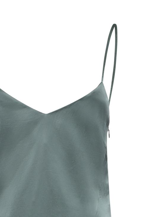 26SS 아크네 스튜디오 사틴 드레스 A20926 ABC Sage green - ACNE STUDIOS