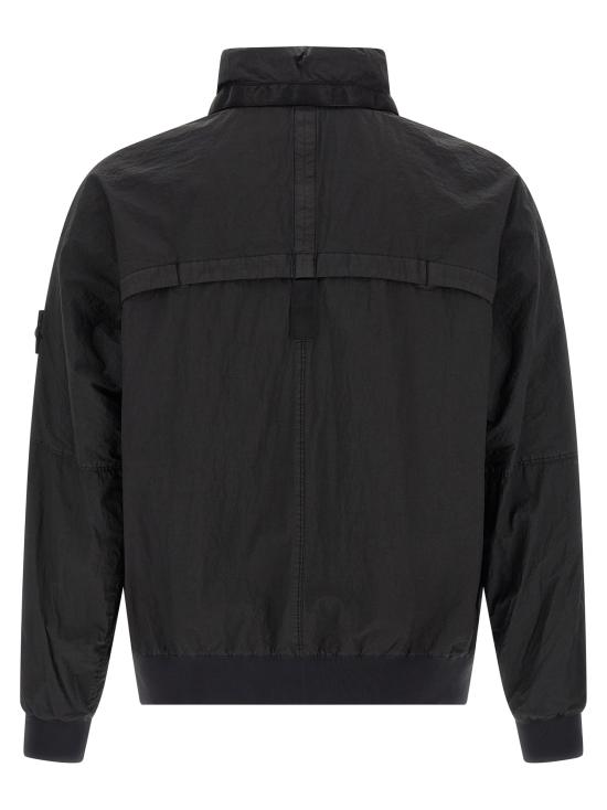 26SS 스톤 아일랜드 가죽 자켓 L1S15 4100064 S0020 V0029 BLACK DOM - STONE ISLAND
