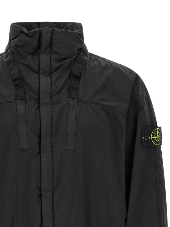 26SS 스톤 아일랜드 가죽 자켓 L1S15 4100064 S0020 V0029 BLACK DOM - STONE ISLAND