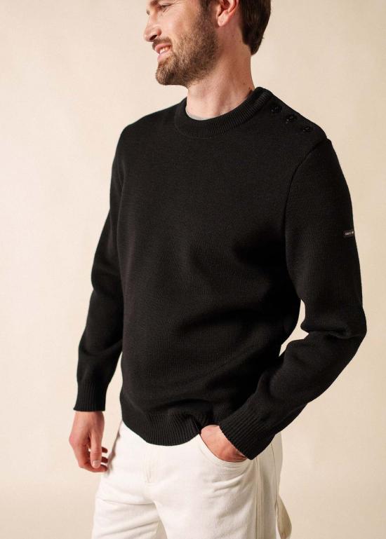  세인트제임스 스웨터 Saint James Usa Cancale 피셔맨  블랙