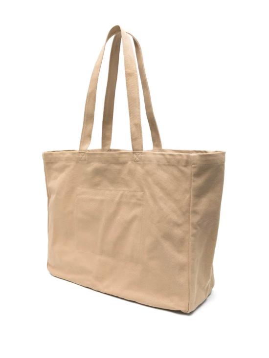 26SS 폴로 랄프로렌 로고 자수 토트백 405962436002 CLA TAN DOM - POLO RALPH LAUREN