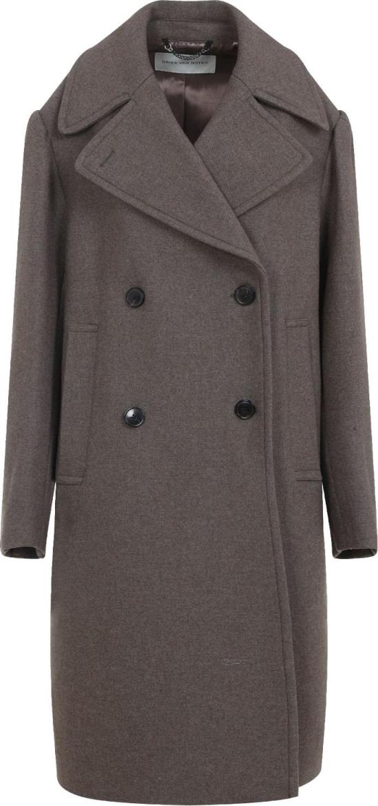 25FW 드리스 반 노튼 코트 2520102702216811TAUPE DIVERS - DRIES VAN NOTEN