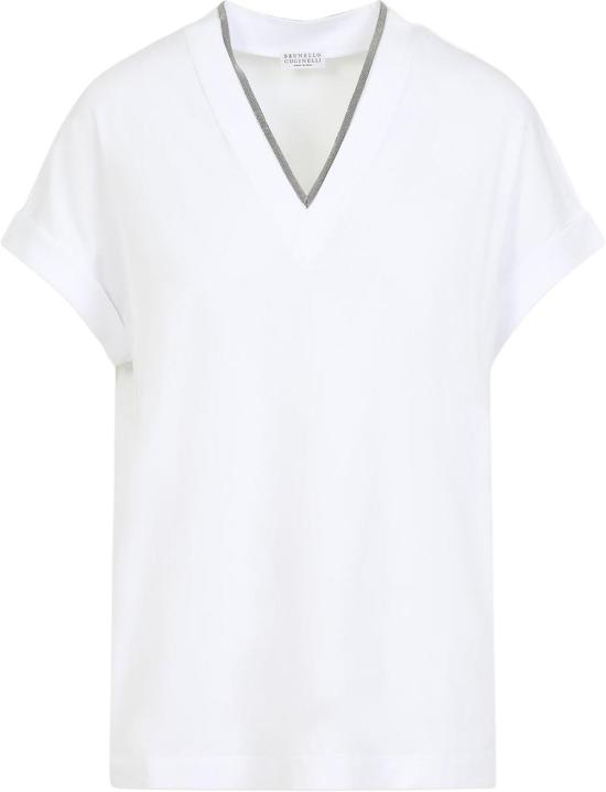 26SS 브루넬로 쿠치넬리 반팔 티셔츠 M0T18BD222C159BIANCO DIVERS - BRUNELLO CUCINELLI