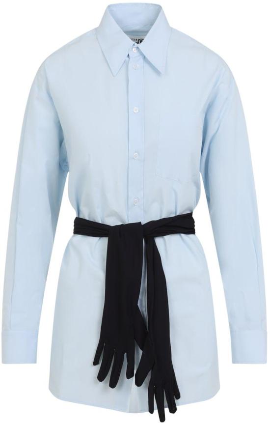 26SS 마르지엘라 긴팔 셔츠 S52DT0060M35480501LIGHTBLUE DIVERS