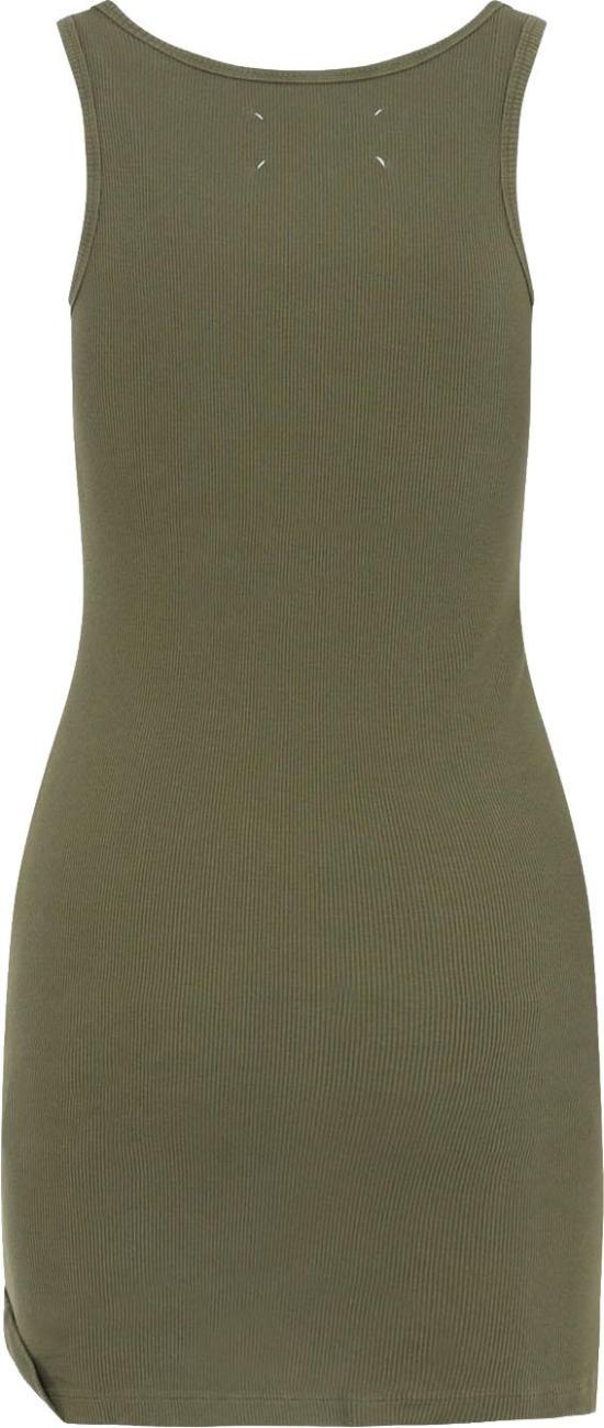 26SS 마르지엘라 숏 원피스 S29DA0016M20202693OLIVE DIVERS - MAISON MARGIELA