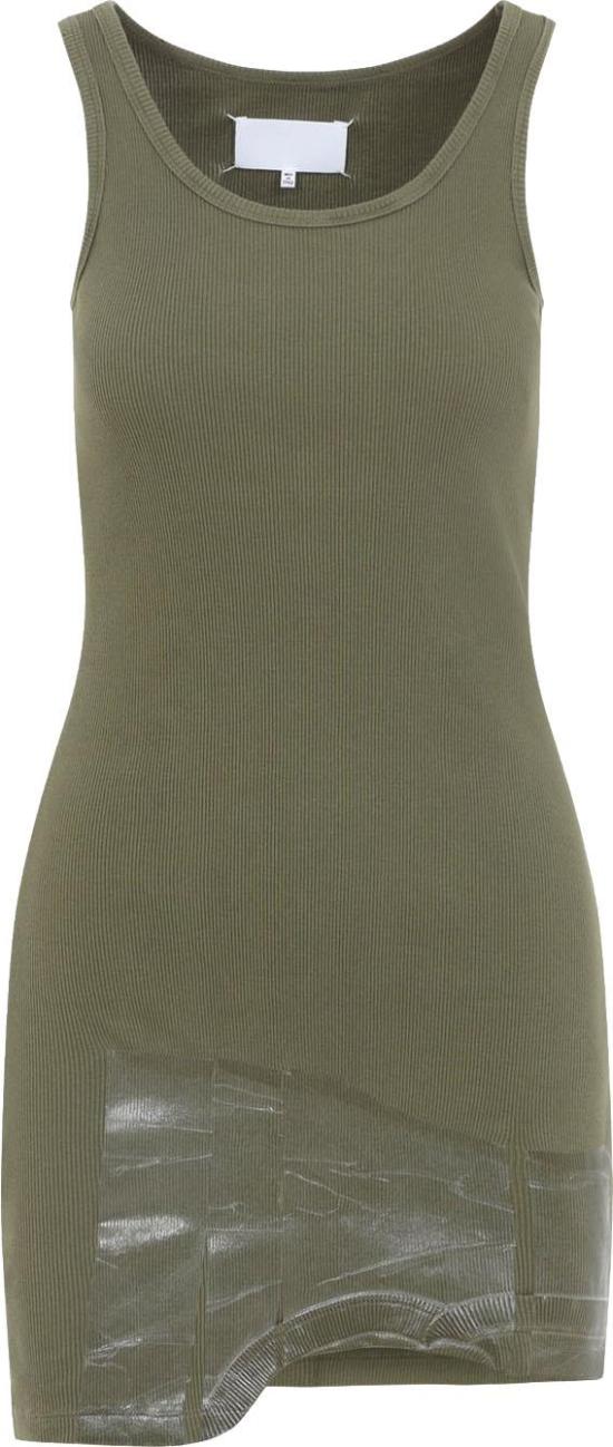 26SS 마르지엘라 숏 원피스 S29DA0016M20202693OLIVE DIVERS - MAISON MARGIELA
