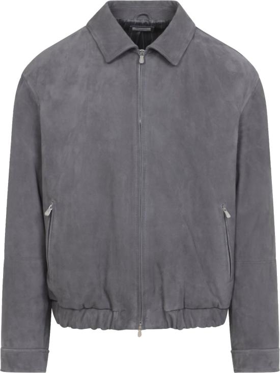 26SS 브루넬로 쿠치넬리 컨트리 스웨이드 블루종 MPCAO2071CYH75GRIGIO DIVERS - BRUNELLO CUCINELLI