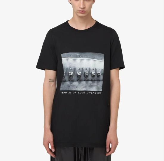 26FW 릭 오웬스 반팔 티셔츠 DU01F4274RIGEP4 0911 BLACK MILK - RICK OWENS