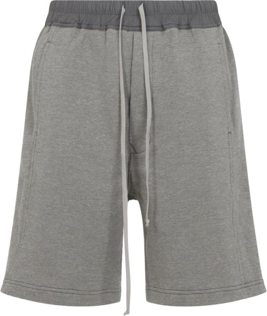 26SS 릭 오웬스 숏팬츠 DU01F4373FGM178GREYMELANGE DIVERS - RICK OWENS