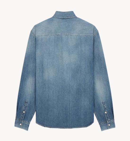 26SS 생로랑 데님 셔츠 862246Y29YA 4428 HORIZON BLUE - SAINT LAURENT