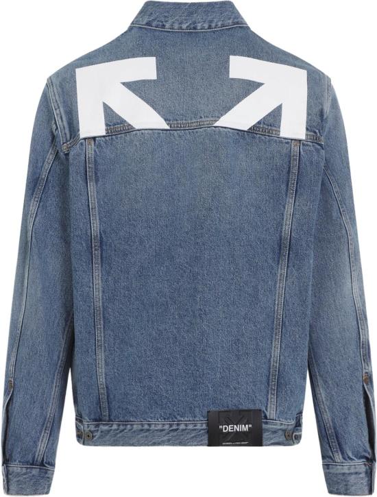26SS 오프화이트 데님 자켓 44MYE09QS26D002400LIGHTMEDIUMBLUE DIVERS - OFF WHITE