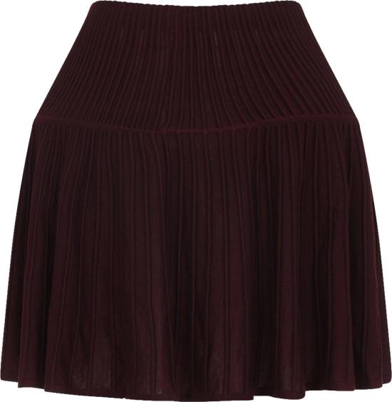 26SS 알라이아 미디 스커트 AA9J2462K137C337BURGUNDY DIVERS - ALAIA
