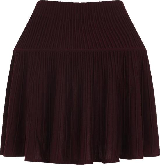 26SS 알라이아 미디 스커트 AA9J2462K137C337BURGUNDY DIVERS - ALAIA