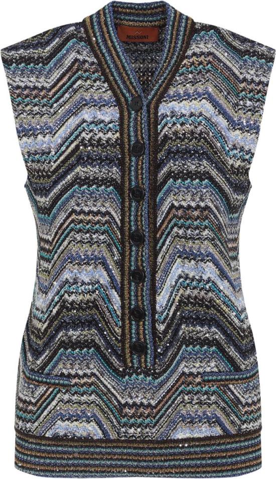 26SS 미소니 민소매 티셔츠 DS26SN0ZBC0068S91SDMULTI DIVERS - MISSONI