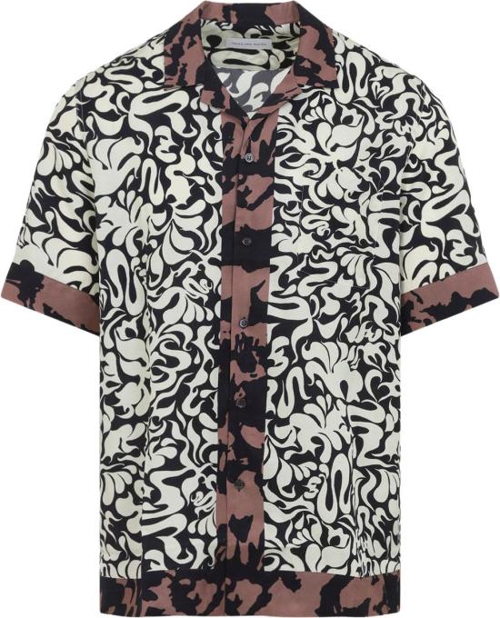 26SS 드리스 반 노튼 반팔 셔츠 2610207423084900BLACK DIVERS - DRIES VAN NOTEN