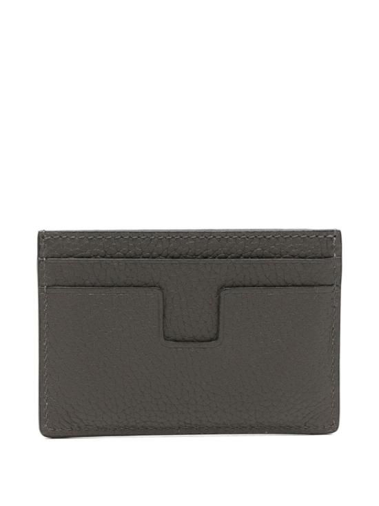 26FW 톰포드 그레인 레더 카드 홀더 Y0232LCL158S TBG Smoke grey - TOMFORD