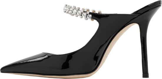 26SS 지미추 힐/펌프스 BING100PATBLACK DIVERS - JIMMY CHOO